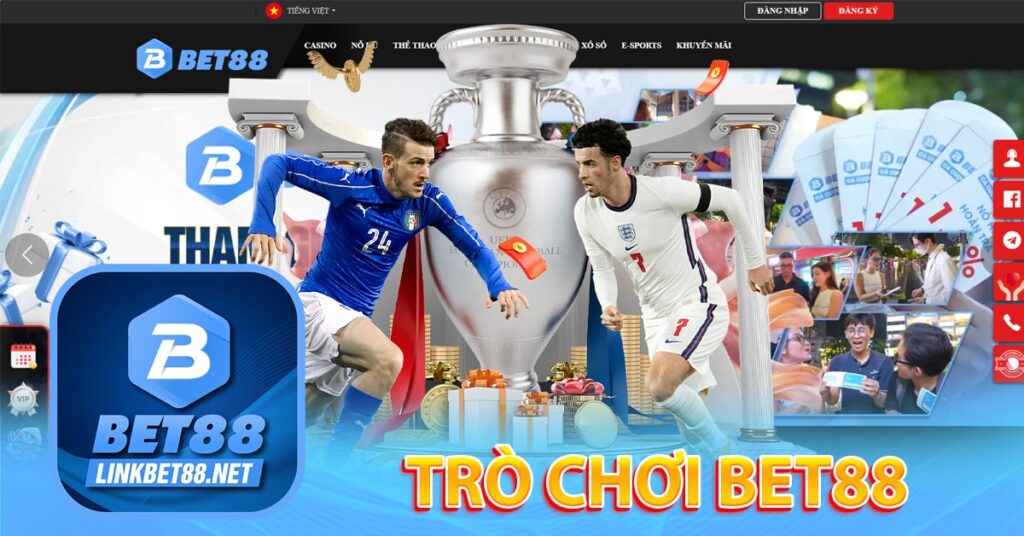 Những trò chơi cá cược trực tuyến bet88