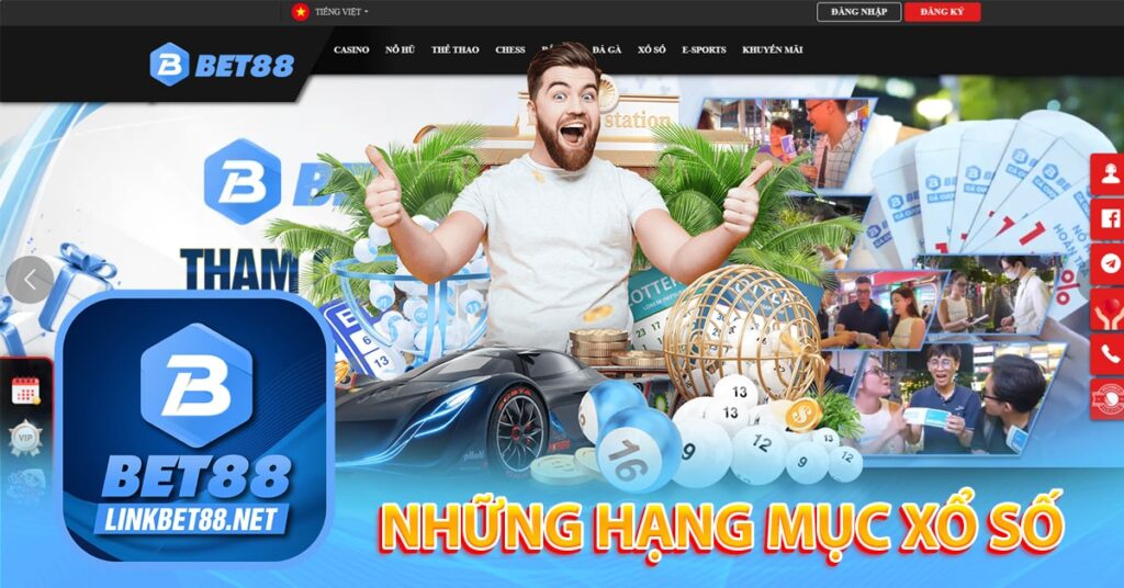 Những hạng mục xổ số