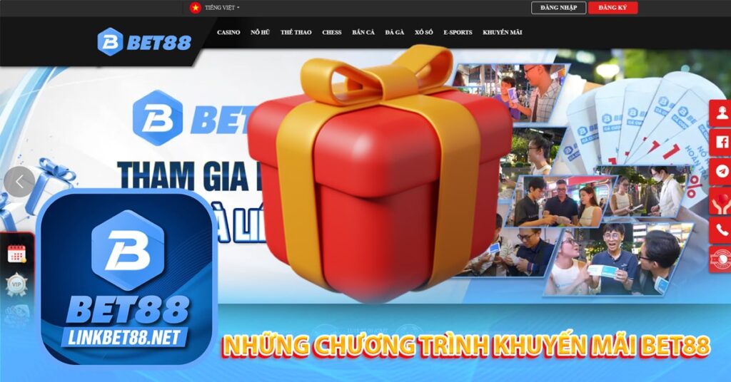 Những chương trình khuyến mãi Bet88