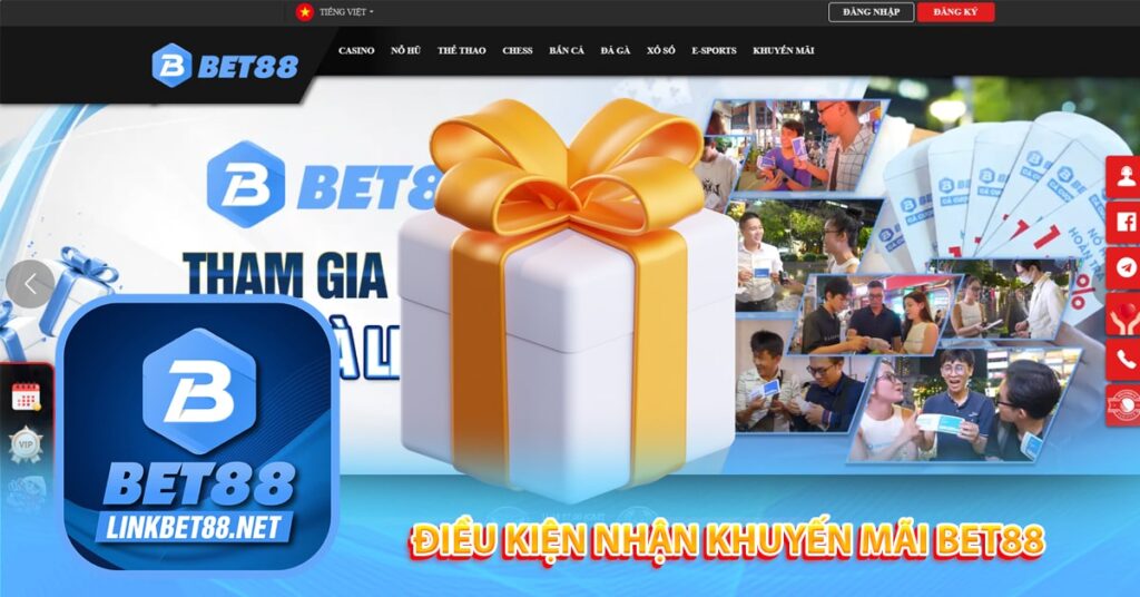 Điều kiện nhận khuyến mãi Bet88