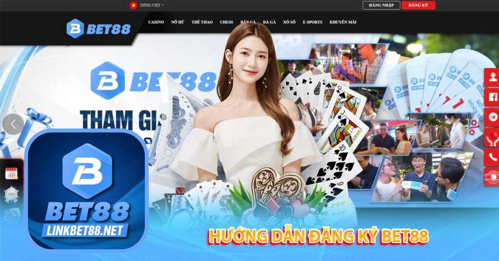 Hướng dẫn đăng ký Bet88 trong 4 bước