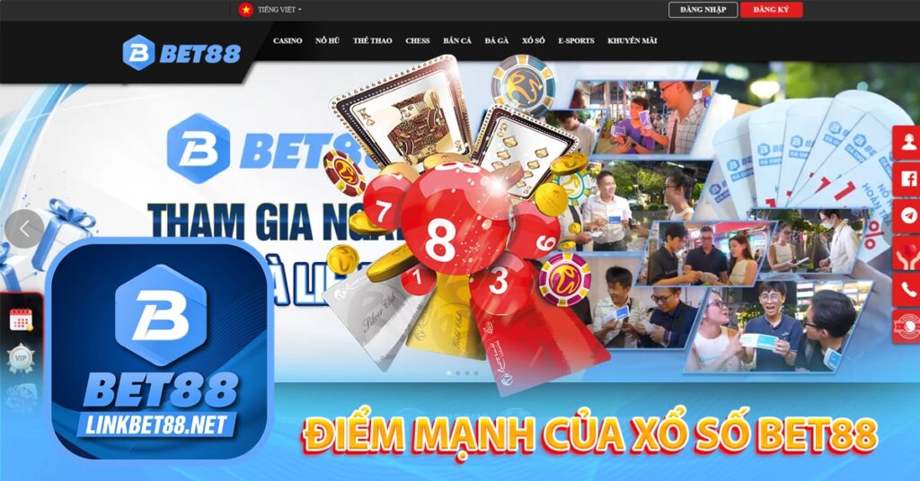 Điểm mạnh của xổ số Bet88